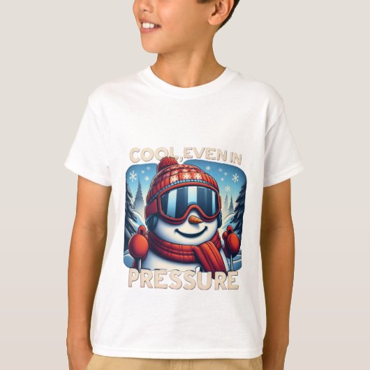 Winter im T - Shirt (Vorderseite)