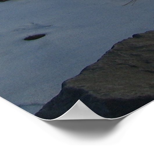 Winter im Tahosee Poster (Ecke)