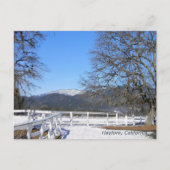 Winter im Tal...... Postkarte (Vorderseite)