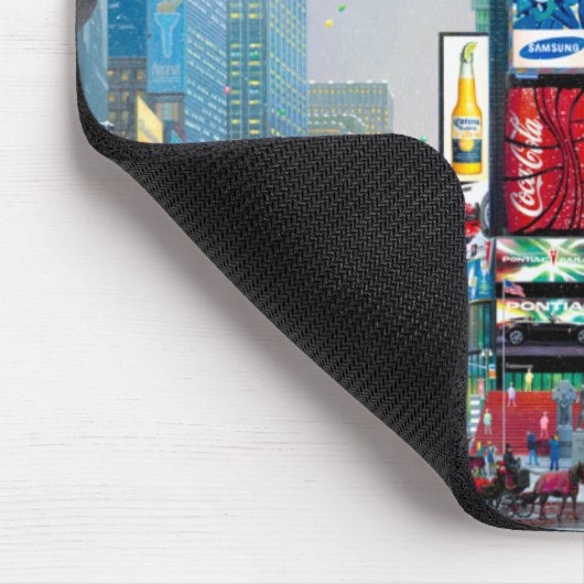 Winter im Times Square Mousepad (Ecke)