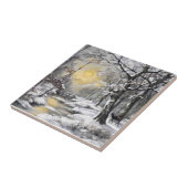 Winter im Wald Fliese (Seite)