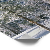 Winter im Yellowstone Nationalpark, Wyoming Poster (Ecke)