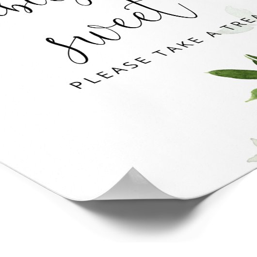 Winter immergrün Babys sind süß Poster (Ecke)