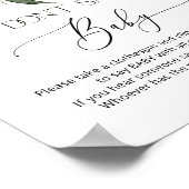 Winter immergrün Don't say baby game Poster (Ecke)