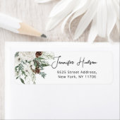 Winter immergrüne Hochzeitsrückgabe (Insitu)