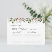 Winter immergrünes elegantes Rezept für die Braut (Stehend Vorderseite)