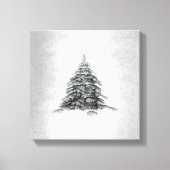 Winter Impressionen Minimalismus Moderne Kunst Leinwanddruck (Vorderseite)