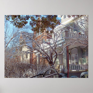 Winter in altem Louisville Poster