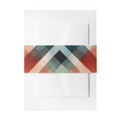 Winter in an Evergreen Forest Plaid Belly Band (Vorderseite Beispiel)