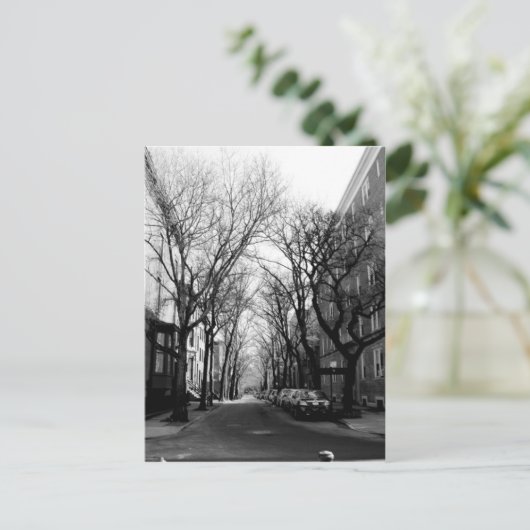 Winter in Brookly, NY Postkarte (Stehend Vorderseite)