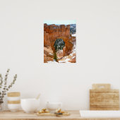 Winter in Bryce Canyon Nationalpark Poster (Küche)