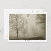 Winter in Buzau Postkarte (Vorne/Hinten)