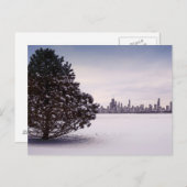 Winter in Chicago Postkarte (Vorne/Hinten)