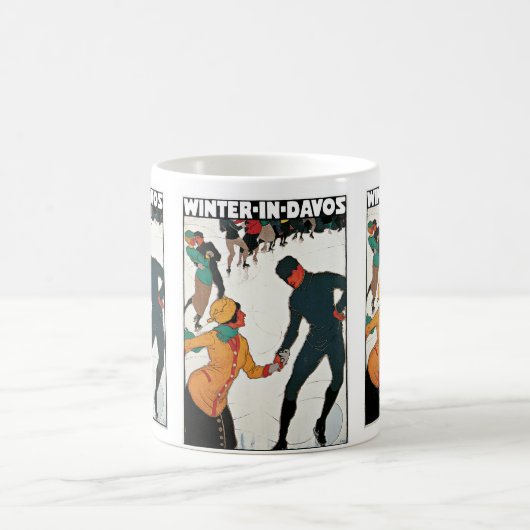 Winter in Davos Kaffeetasse (Mittel)