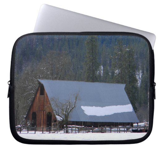 Winter in den Bergen...... Laptopschutzhülle (Vorderseite)