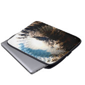 Winter in den Bergen...... Laptopschutzhülle (Vorne Knopf)