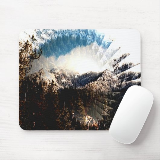 Winter in den Bergen...... Mousepad (Mit Mouse)