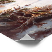 Winter in den Bergen Poster (Ecke)