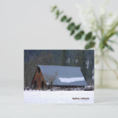 Winter in den Bergen..... Postkarte (Stehend Vorderseite)