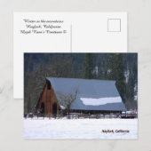 Winter in den Bergen..... Postkarte (Vorne/Hinten)