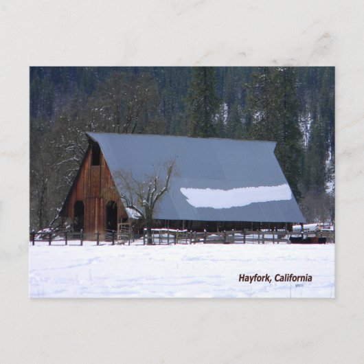 Winter in den Bergen..... Postkarte (Vorderseite)
