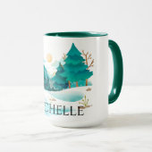 Winter in den Bergen Tasse (VorderseiteRechts)