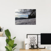 Winter in den Gorce Bergen Poster (Heimbüro)