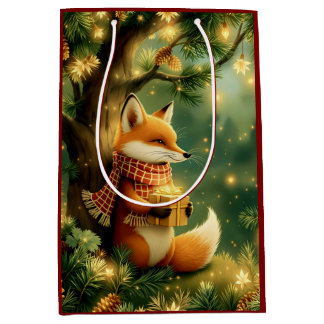 Winter in den Kiefern Mittlere Geschenktüte