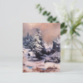 Winter in den Rockies - 1867 Postkarte (Stehend Vorderseite)