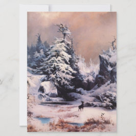 Winter in den Rocky Mountains Karte