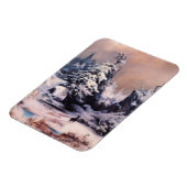 Winter in den Rocky Mountains (von Thomas Moran) Magnet (Linke Seite)