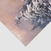 Winter in den Rocky Mountains (von Thomas Moran) Seidenpapier (Ausschnitt)