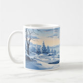 Winter in der Fantasiewelt Kaffeetasse (Links)