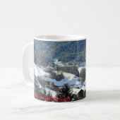 Winter in der Schweiz Kaffeetasse (Vorderseite Links)