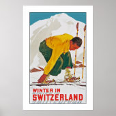 Winter in der Schweiz Poster (Vorne)