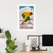 Winter in der Schweiz Poster (Heimbüro)