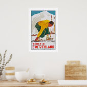 Winter in der Schweiz Poster (Küche)