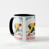 Winter in der Schweiz Tasse (Vorderseite Links)