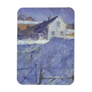 Winter in der Silver Lodge Magnet