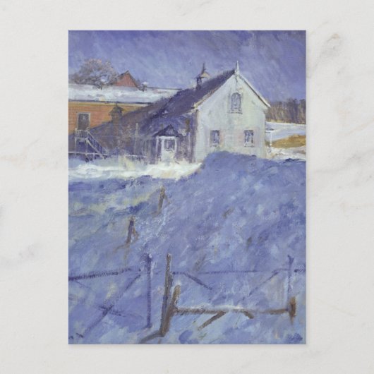 Winter in der Silver Lodge Postkarte (Vorderseite)