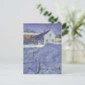 Winter in der Silver Lodge Postkarte (Stehend Vorderseite)