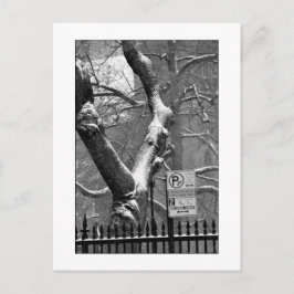 "Winter in der Stadt" Postkarte