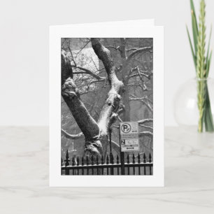 'Winter in der Stadt' Weihnachtskarte - Frohe Weih Feiertagskarte