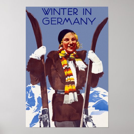 Winter in Deutschland Poster (Vorne)