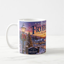 Winter in Fryeburg Maine Kaffeetasse