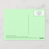 Winter in Greenwood Postcard Postkarte (Rückseite)