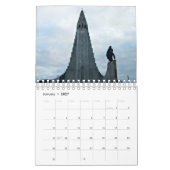 Winter in Island Kalender (Jan 2027)