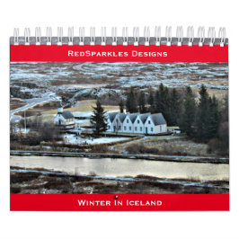 Winter in Island Kalender