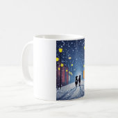 Winter in Japan Kaffeetasse (Vorderseite Links)