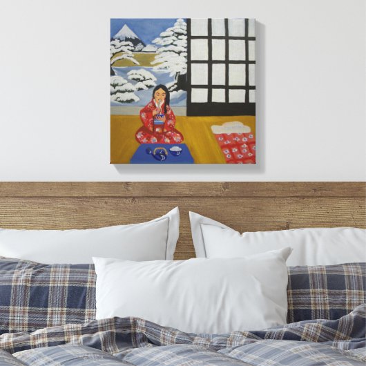 Winter in Japan Leinwanddruck (Insitu (Schlafzimmer))